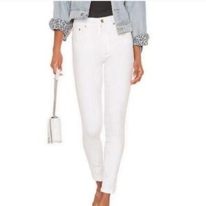 PISTOLA Monroe High Rise Women's Slim Cigarette White Jeans Size 26